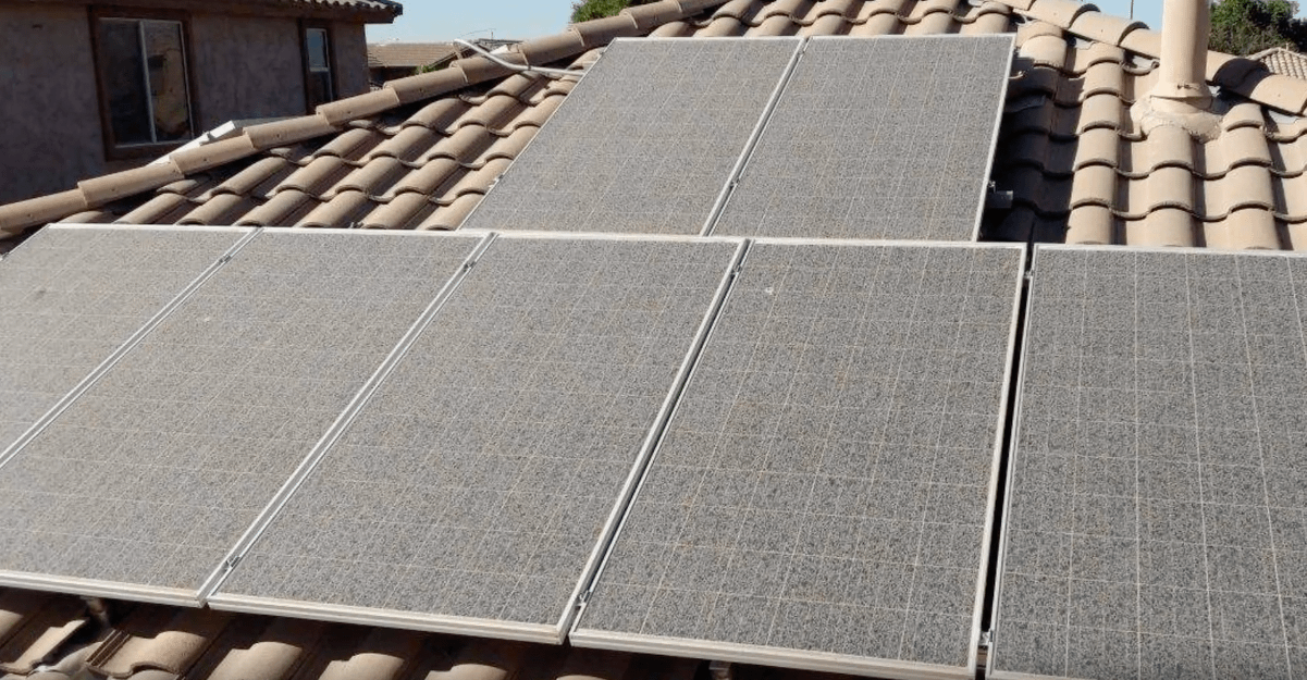 solar panels before cleaning solar panels before cleaning