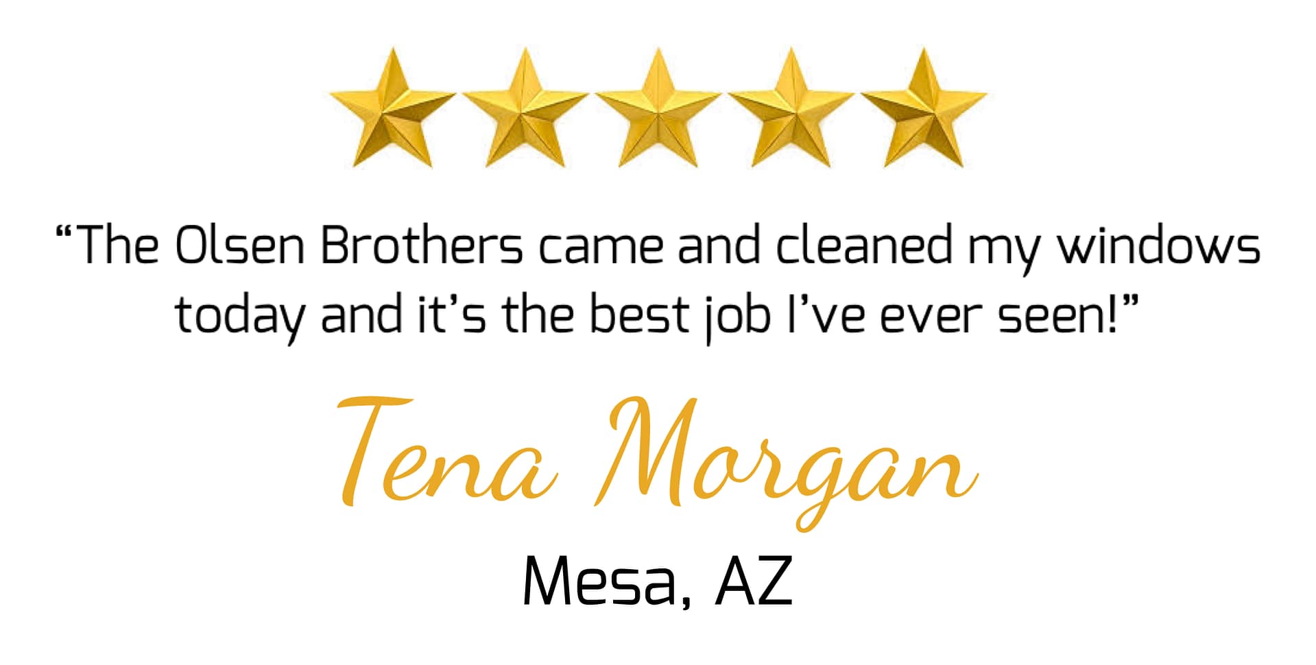 Customer Testimonial