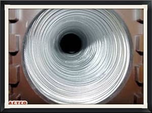 Dryer Vent Cleaning | Olsen Brothers Window Cleaning A picture of a dryer vent after it has been cleaned.